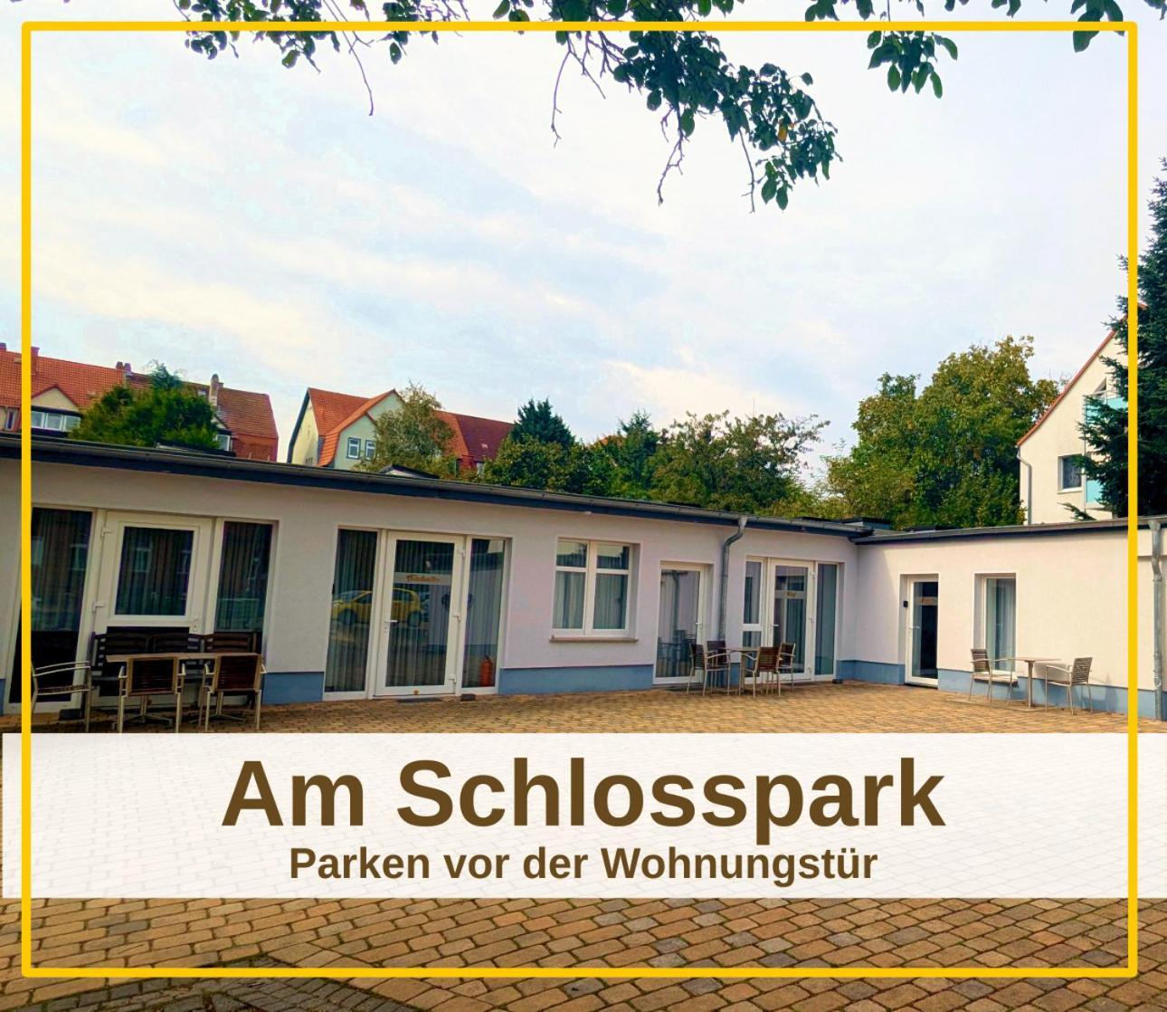 Fewo Urban Gotha-Apartment Friedenstein- Am Schlosspark- Parken An Der Der Tuer- Barrierefrei, 900 Meter Zum Bahnhof - Wallbox エクステリア 写真